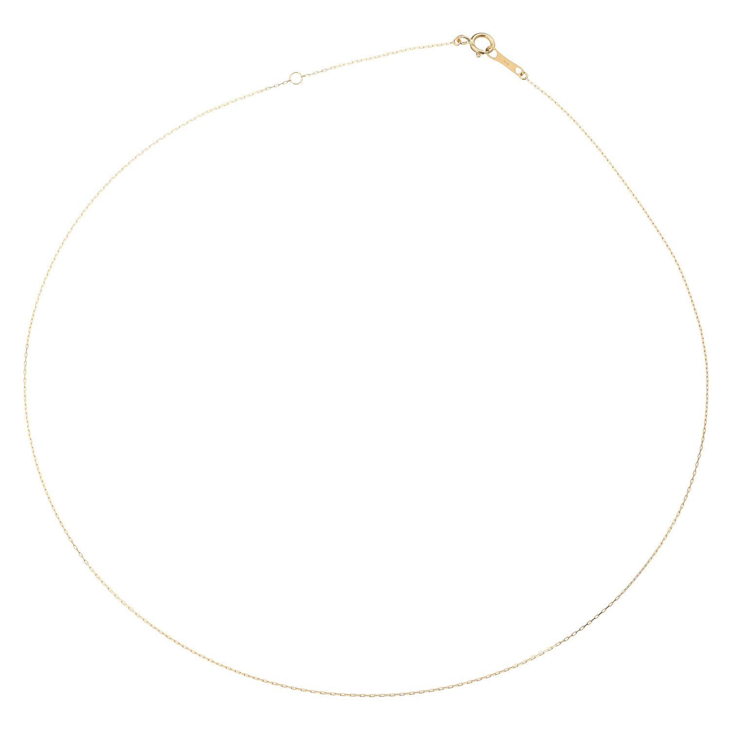 オロリナ １８Ｋ ケーブルチェーン ネックレス
