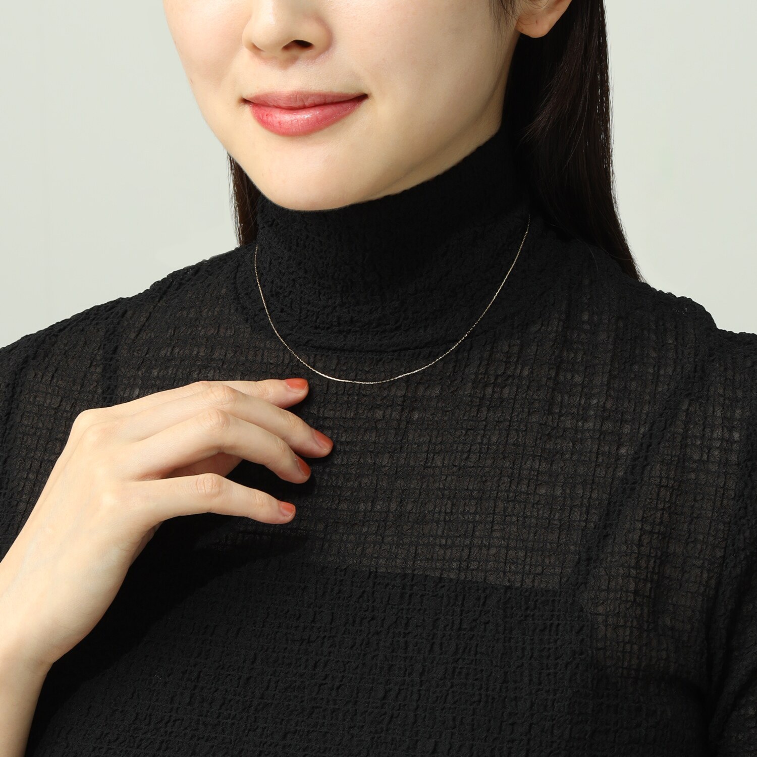 オロリナ １８Ｋ ケーブルチェーン ネックレス