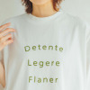 エムエムオー クルーネック ワイドシルエット ロゴ五分袖Ｔシャツ