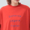 エムエムオー クルーネック ワイドシルエット ロゴ五分袖Ｔシャツ