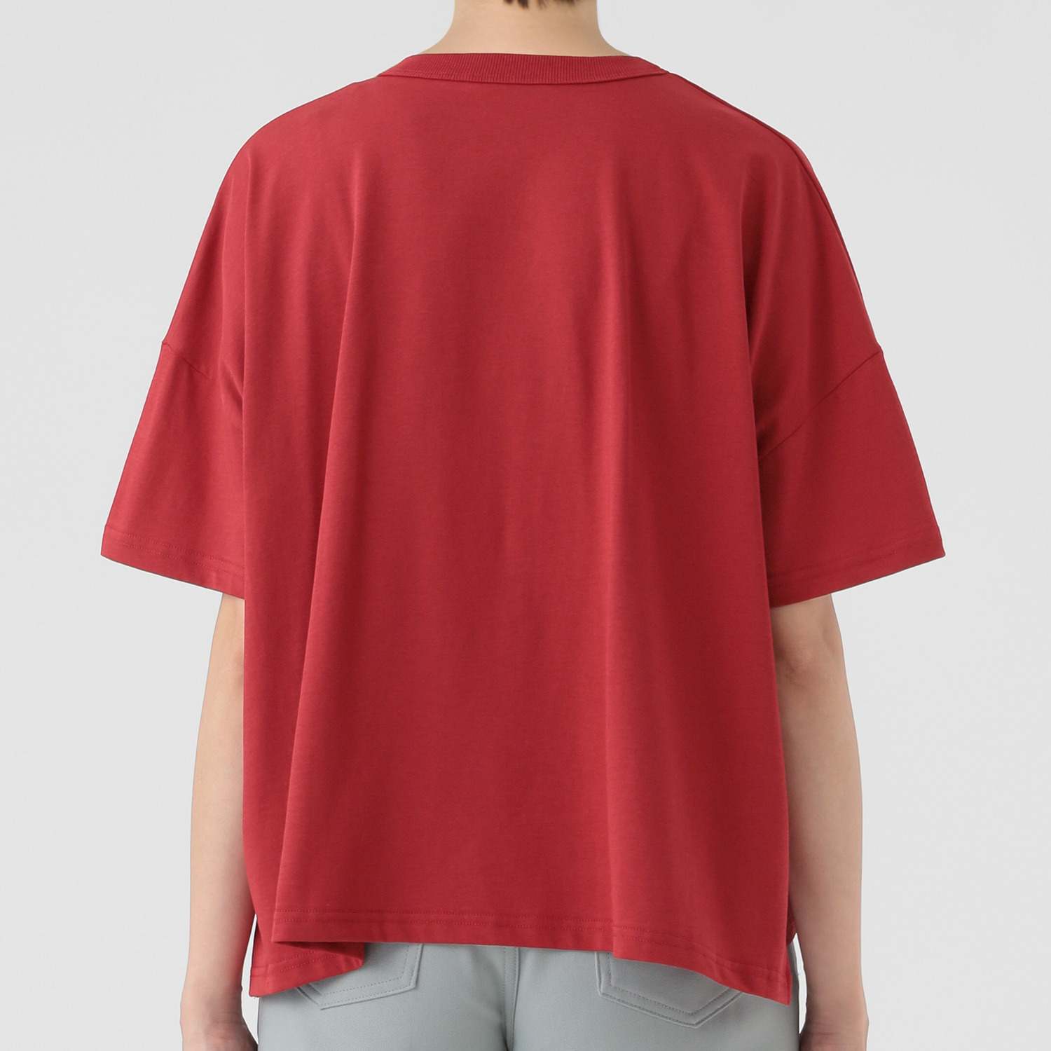 エムエムオー 接触冷感 クルーネック 半袖ワイドＴシャツ