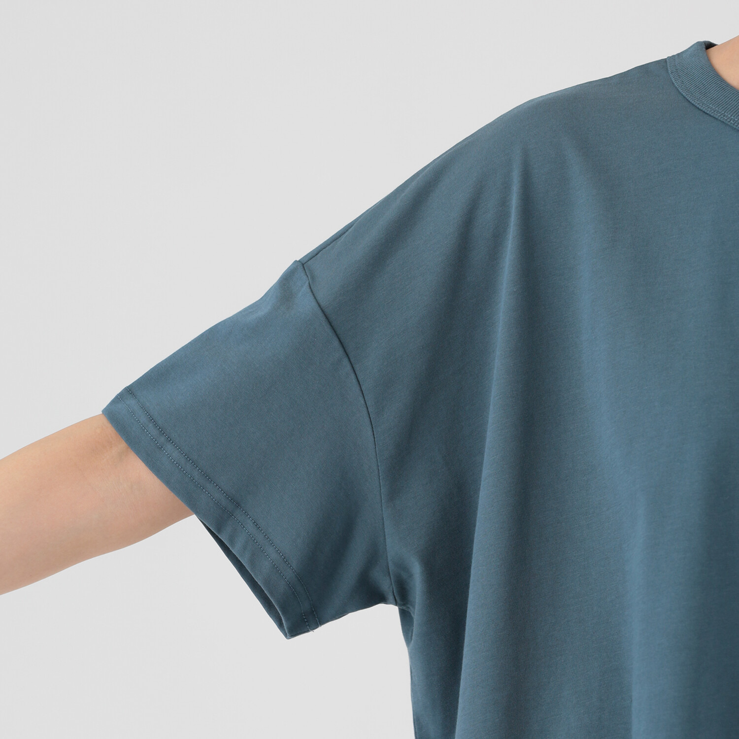 エムエムオー 接触冷感 クルーネック 半袖ワイドＴシャツ