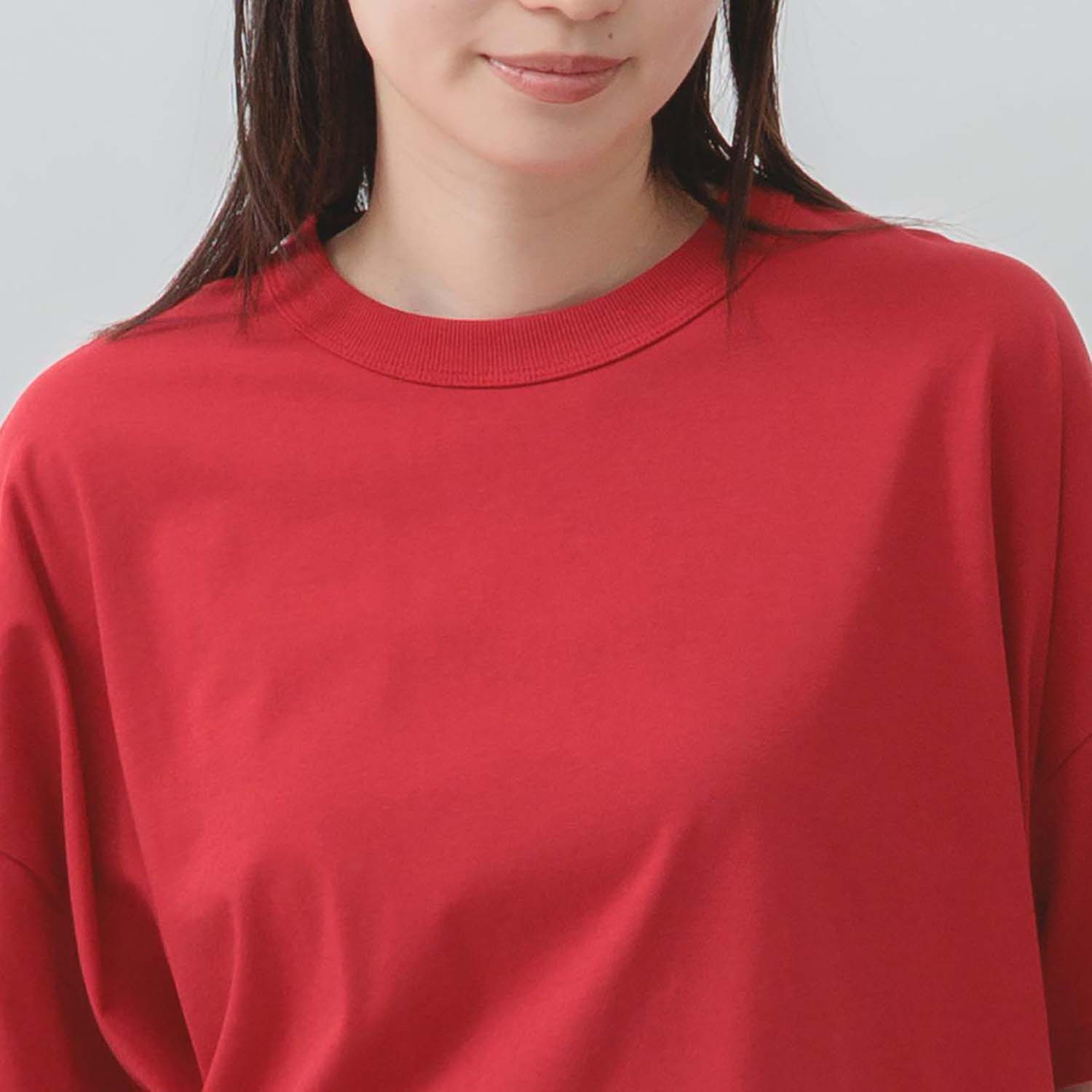 エムエムオー 接触冷感 クルーネック 半袖ワイドＴシャツ