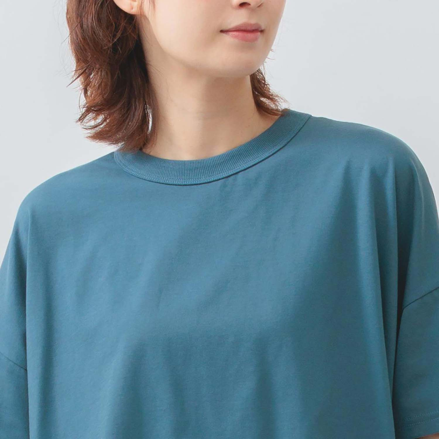エムエムオー 接触冷感 クルーネック 半袖ワイドＴシャツ