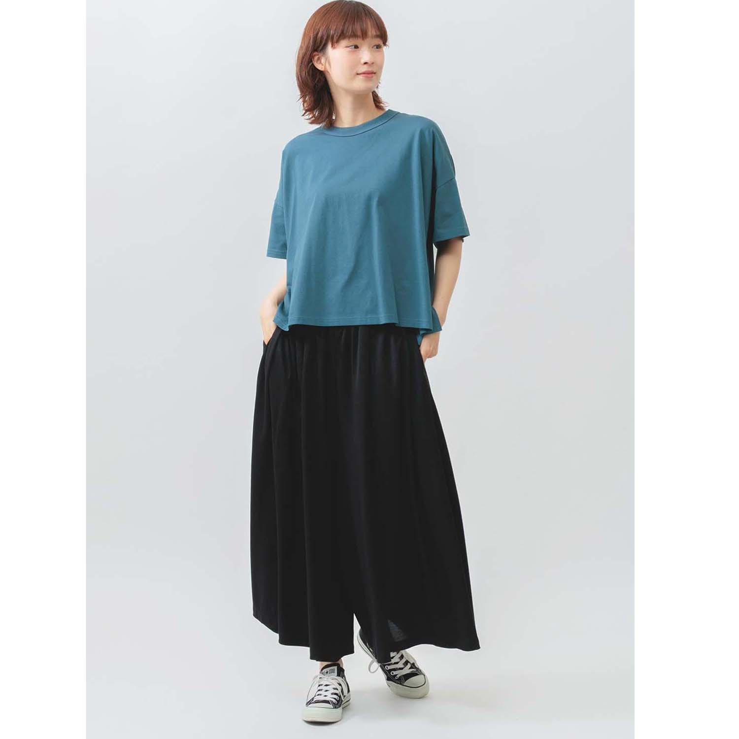 エムエムオー 接触冷感 クルーネック 半袖ワイドＴシャツ
