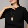 グロッシーマベパール １８Ｋ 奄美大島産マベパール＆ ダイヤモンド ペンダントブローチ ＜鑑別書付＞