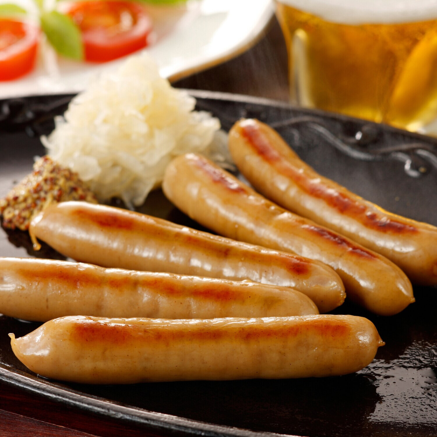 グリーンマーク 国産豚肉使用 “無塩せき” あらびきソーセージ