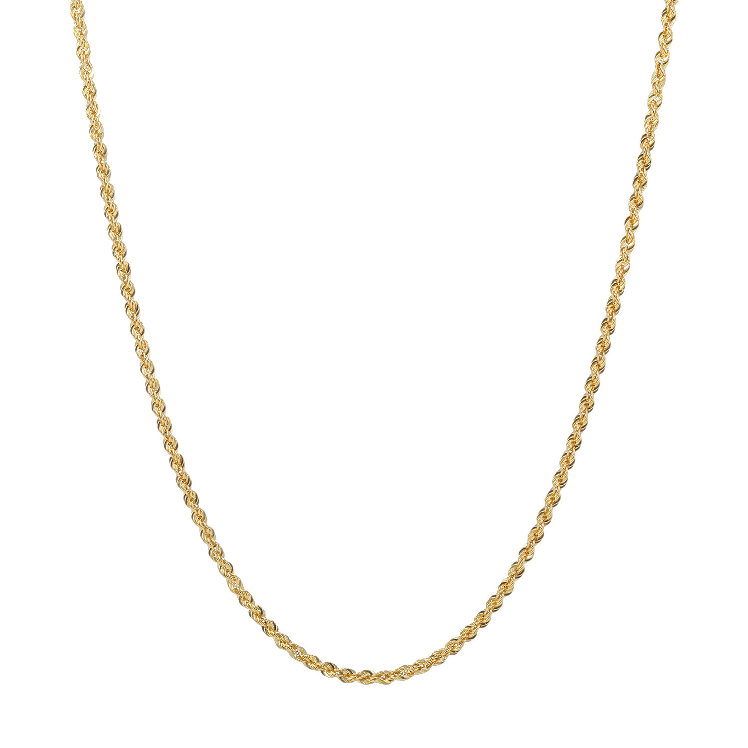 シャイン　シュプリーム １８Ｋ パイプロープ ロングネックレス