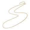 シャイン　シュプリーム １８Ｋ パイプロープ ロングネックレス