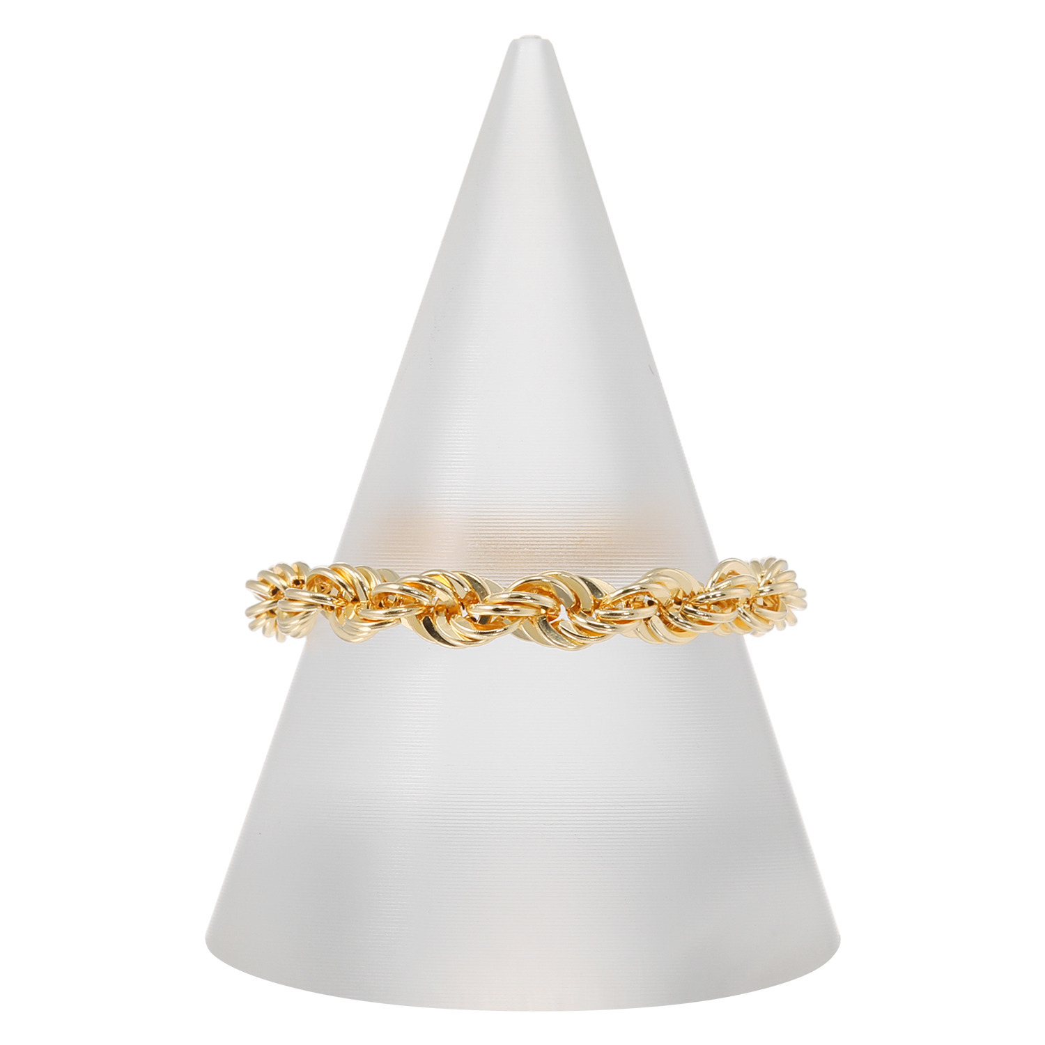 シャイン　シュプリーム １８Ｋ パイプロープ チェーン リング