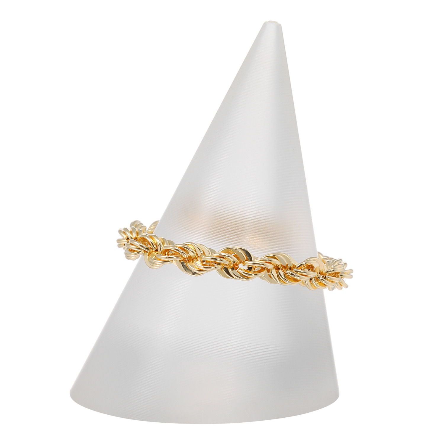 シャイン　シュプリーム １８Ｋ パイプロープ チェーン リング