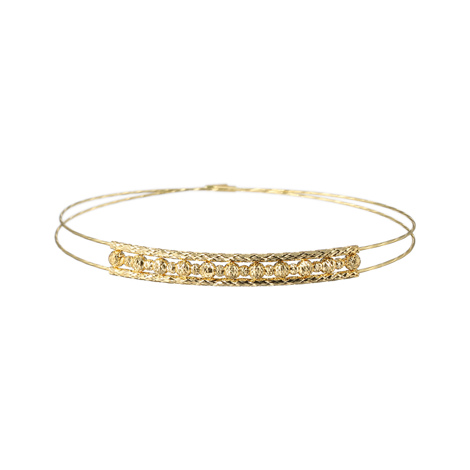 シャイン　シュプリーム １８Ｋ クロスカット スルー ブレスレット