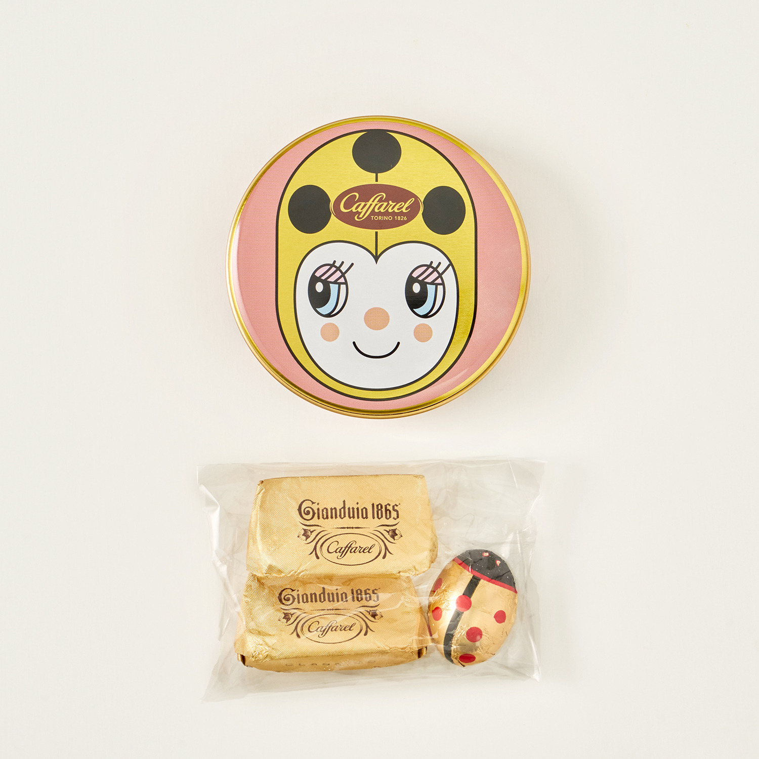 カファレル てんとう虫ミニ缶 ４缶セット