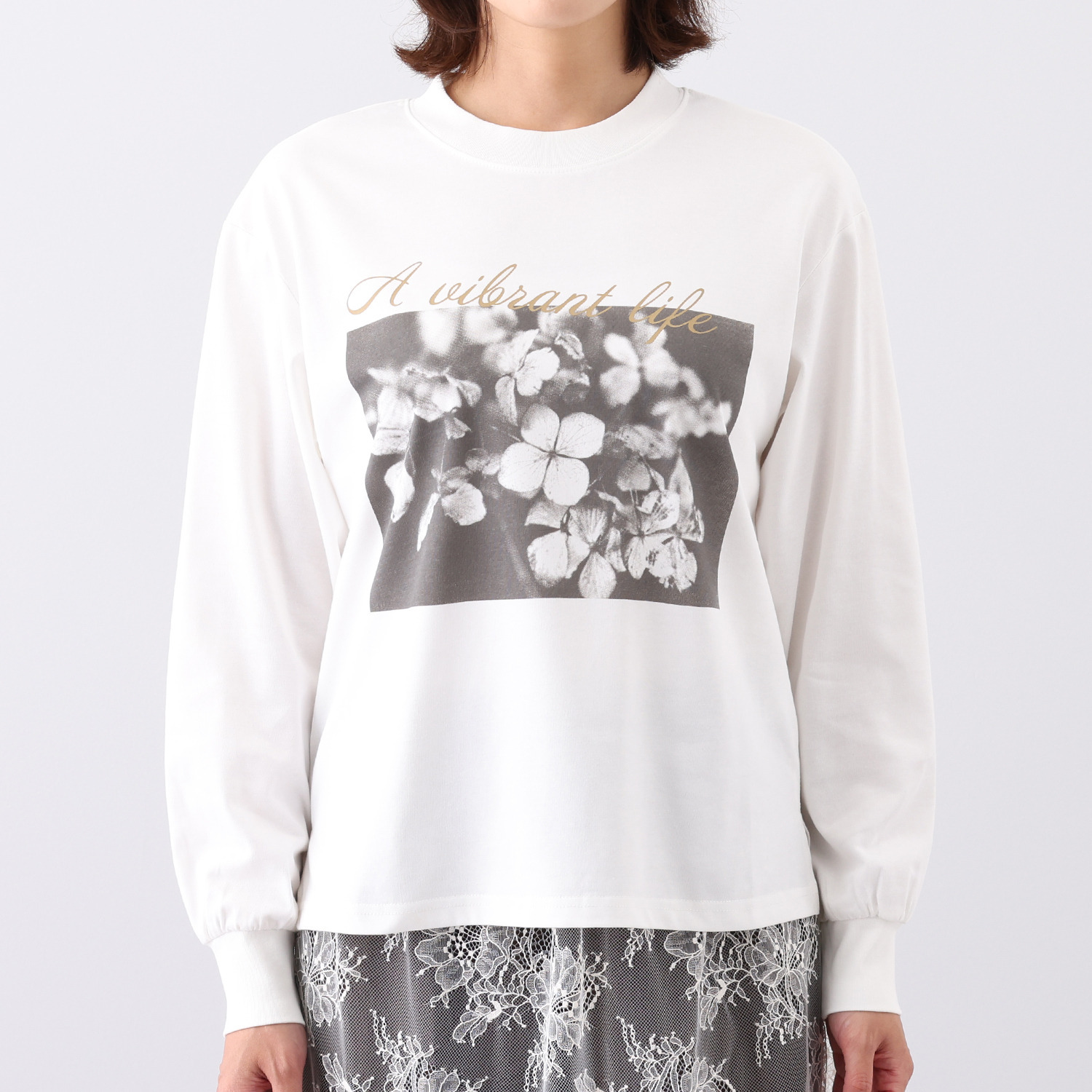 イロプライム 大人プリント ロングＴシャツ