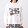 イロプライム 大人プリント ロングＴシャツ