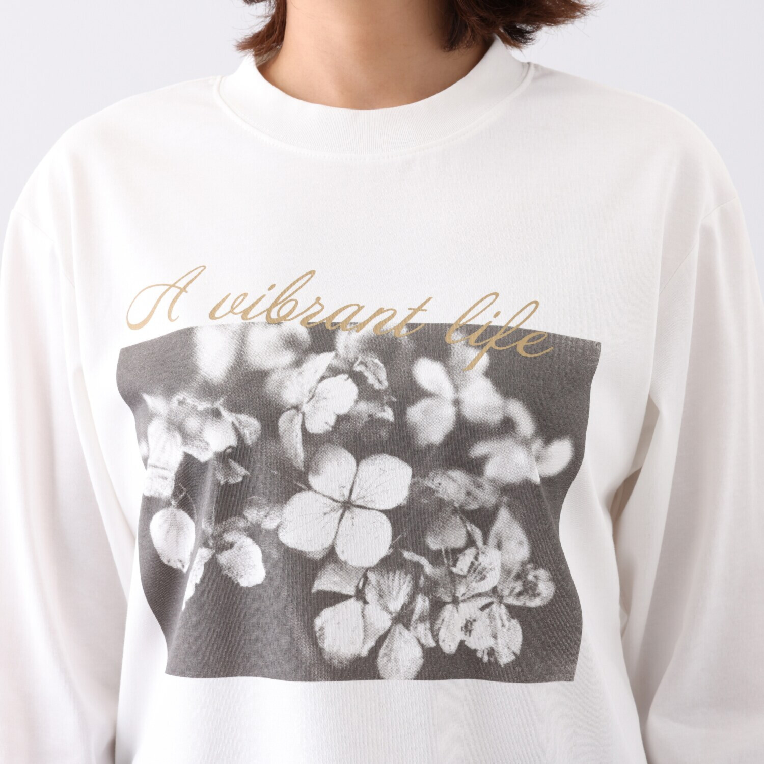 イロプライム 大人プリント ロングＴシャツ