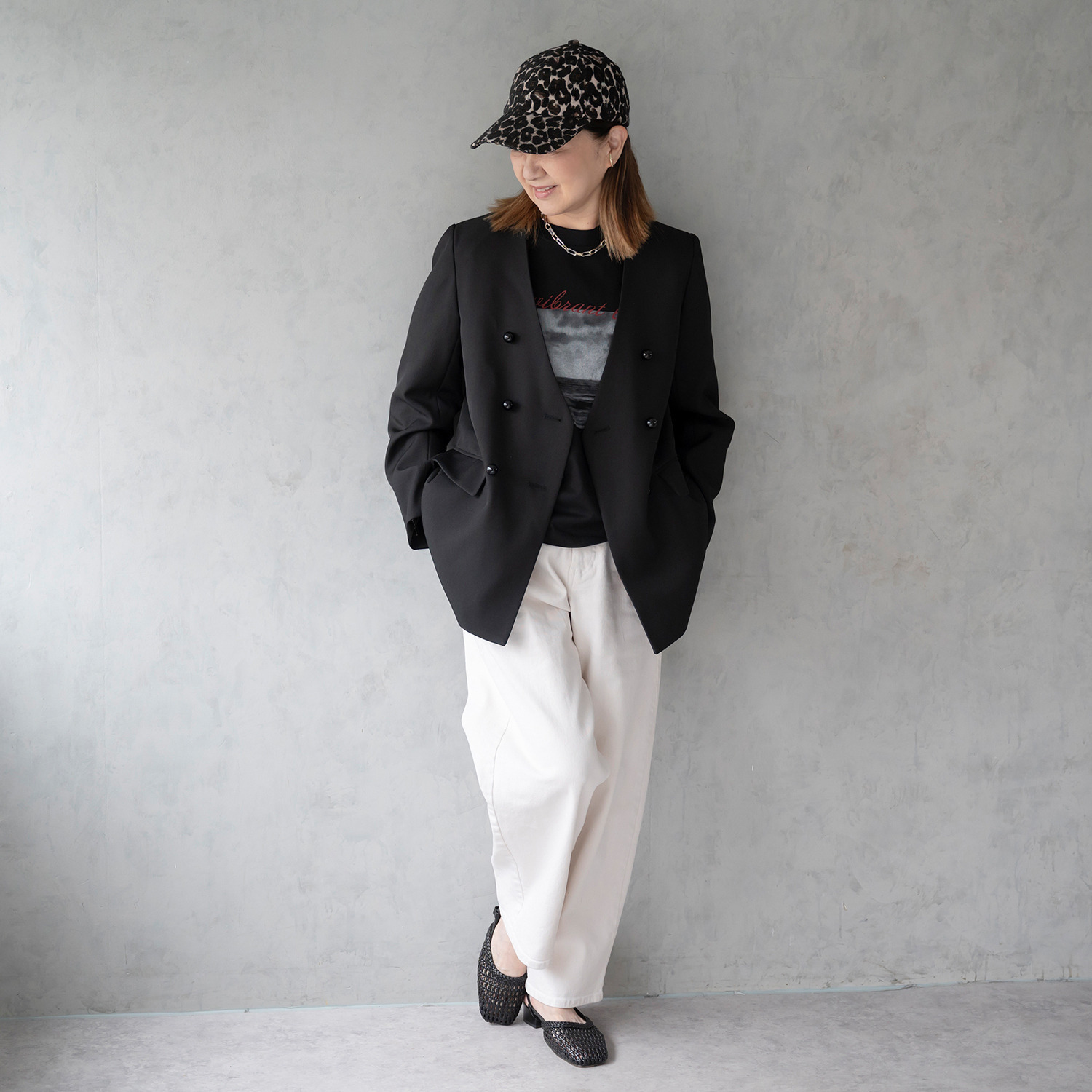イロプライム 大人プリント ロングＴシャツ