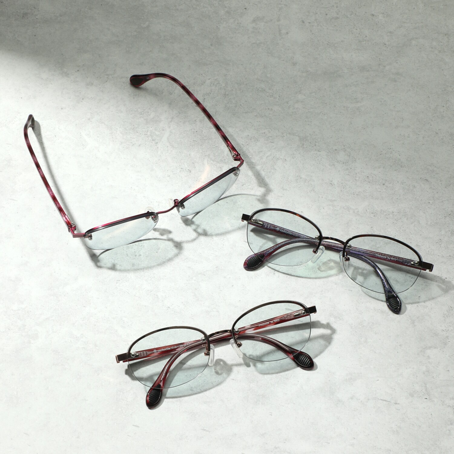 瞳の健康を守る 多機能透明サングラス どなたにでも似合う 眩しさを抑えた快適な視界 アイブレラ クリアルミナス