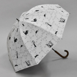 ラルジュ 晴雨兼用傘 ＵＶカット・遮光・遮熱 キャッツアラウンド 軽量手開き