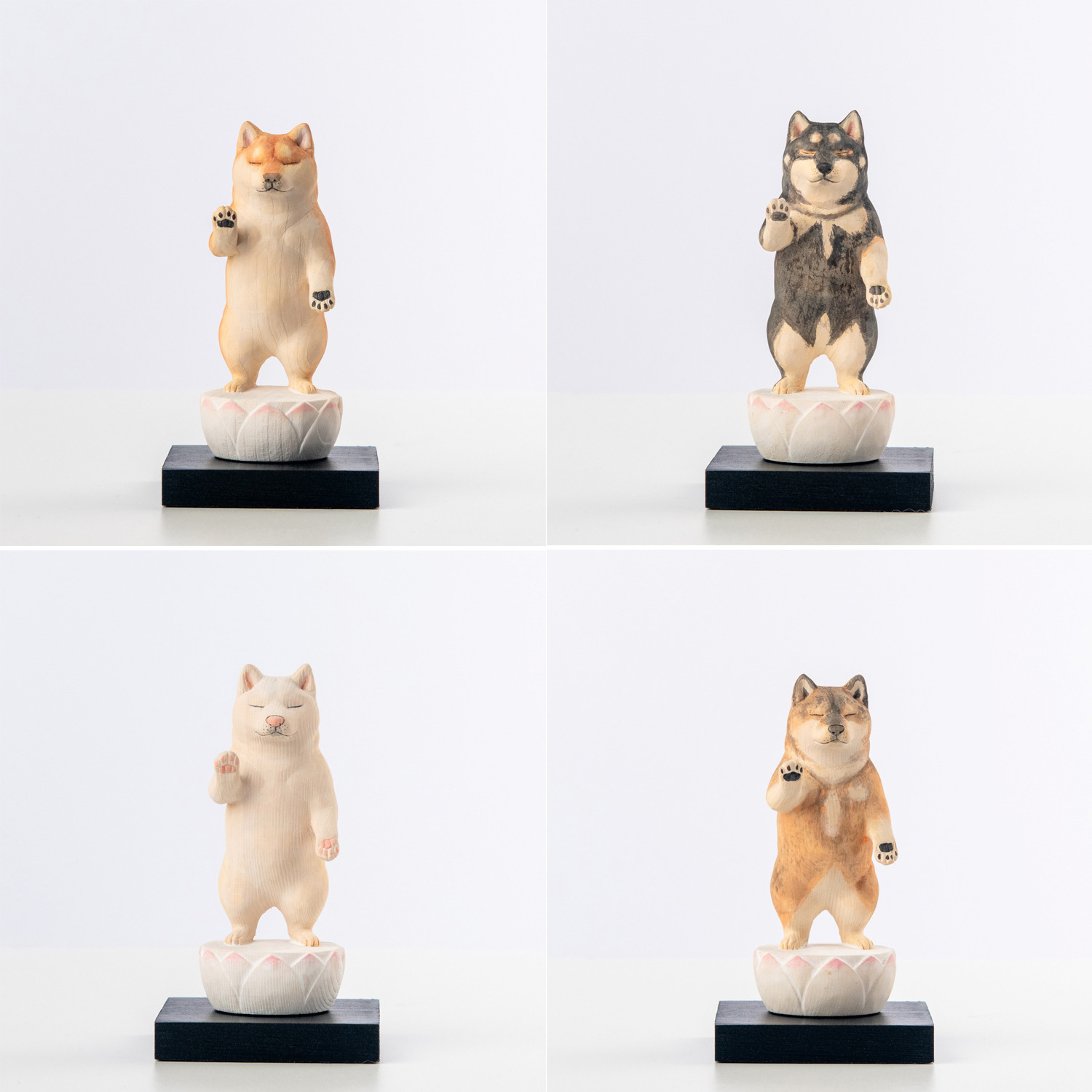 たまふり屋 犬ｂｕｄｄｈａ 阿弥陀柴犬＜小＞ コンプリートセット