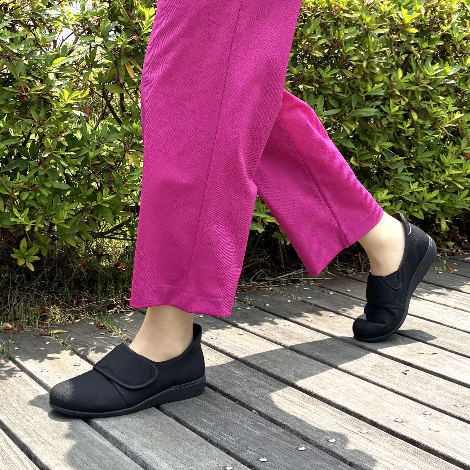 快歩主義 軽い・つまずきにくい ベルトデザイン あしスッとシューズ ＜メンズ＞