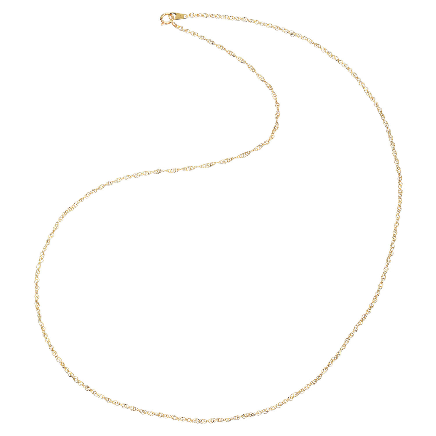 アルテッロ １８Ｋ リトルスター ツイストライン ネックレス
