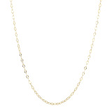 アルテッロ １８Ｋ ホローケーブルチェーン ネックレス