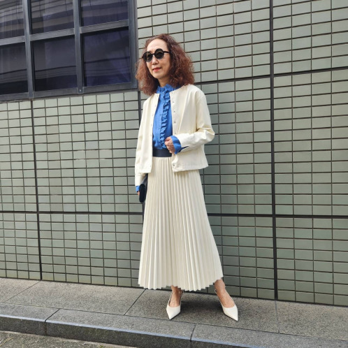Ｋｕｎｎｙ． フェイクレザー ノーカラージャケット