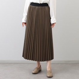 Ｋｕｎｎｙ． フェイクレザー プリーツス...