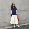 Ｋｕｎｎｙ． フェイクレザー プリーツスカート