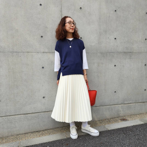 Ｋｕｎｎｙ． フェイクレザー プリーツスカート