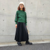 Ｋｕｎｎｙ． フェイクレザー プリーツスカート