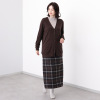 エイガールズ とろける肌触り スーパーストレッチ テンセルＴＭカシミヤ混 Ｖネックカーディガン