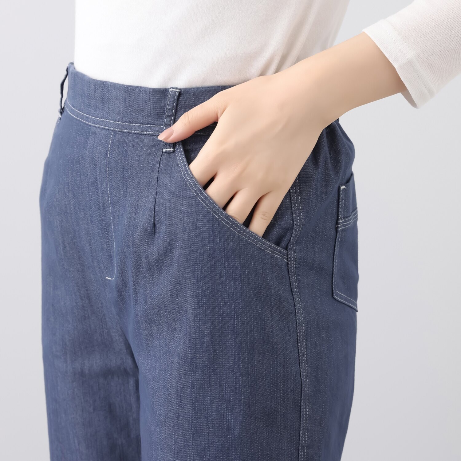 ミスキョウコ デニムワイドパンツ