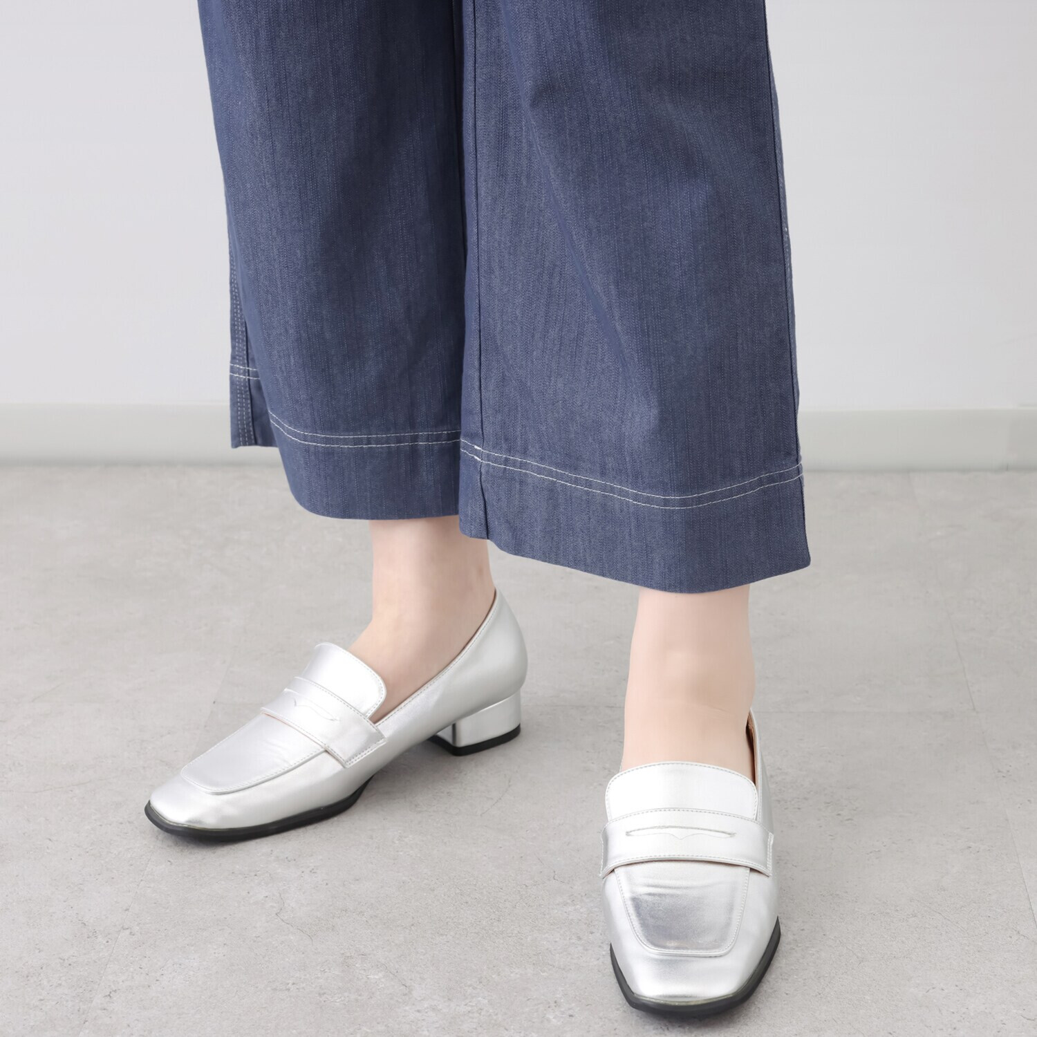 ミスキョウコ デニムワイドパンツ