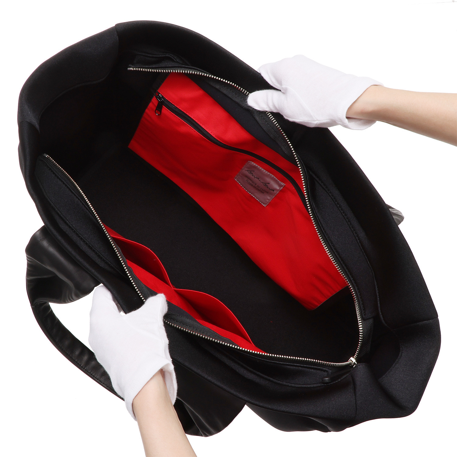 ｋａｗａ−ｋａｗａ “ｗｅｔ” 牛革ハンドル トートバッグＬ