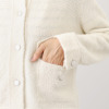 アズイズ　ビーマイセルフ バイ　ネイチャーズ ベビーアルパカ混ブークレ Ｇジャン風 ニットジャケット