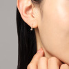 レステクール １８Ｋ シャンパンカラー ダイヤモンド スウィングピアス