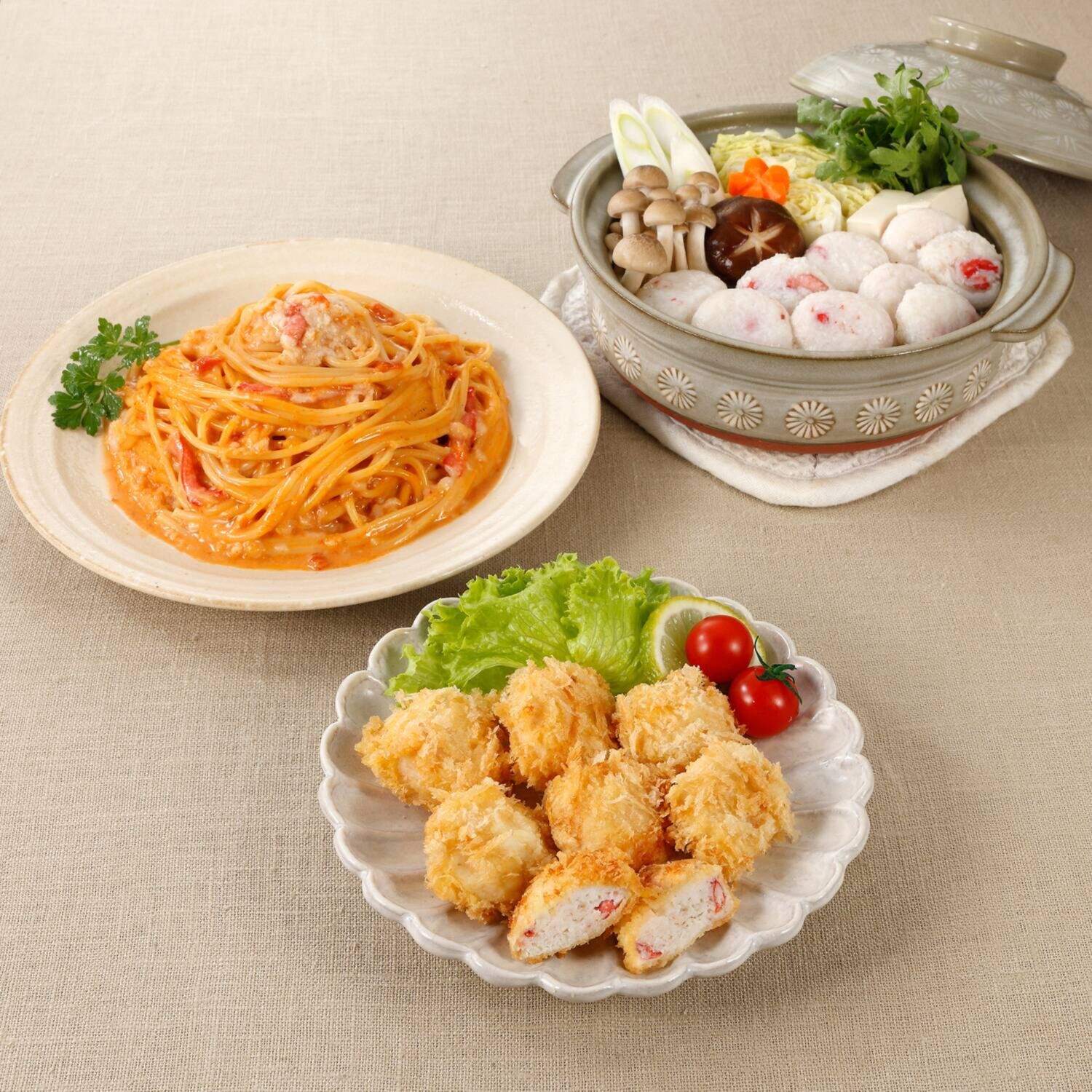 アレンジ自在！ 生ずわい蟹そのまま むき身団子“かに丸”