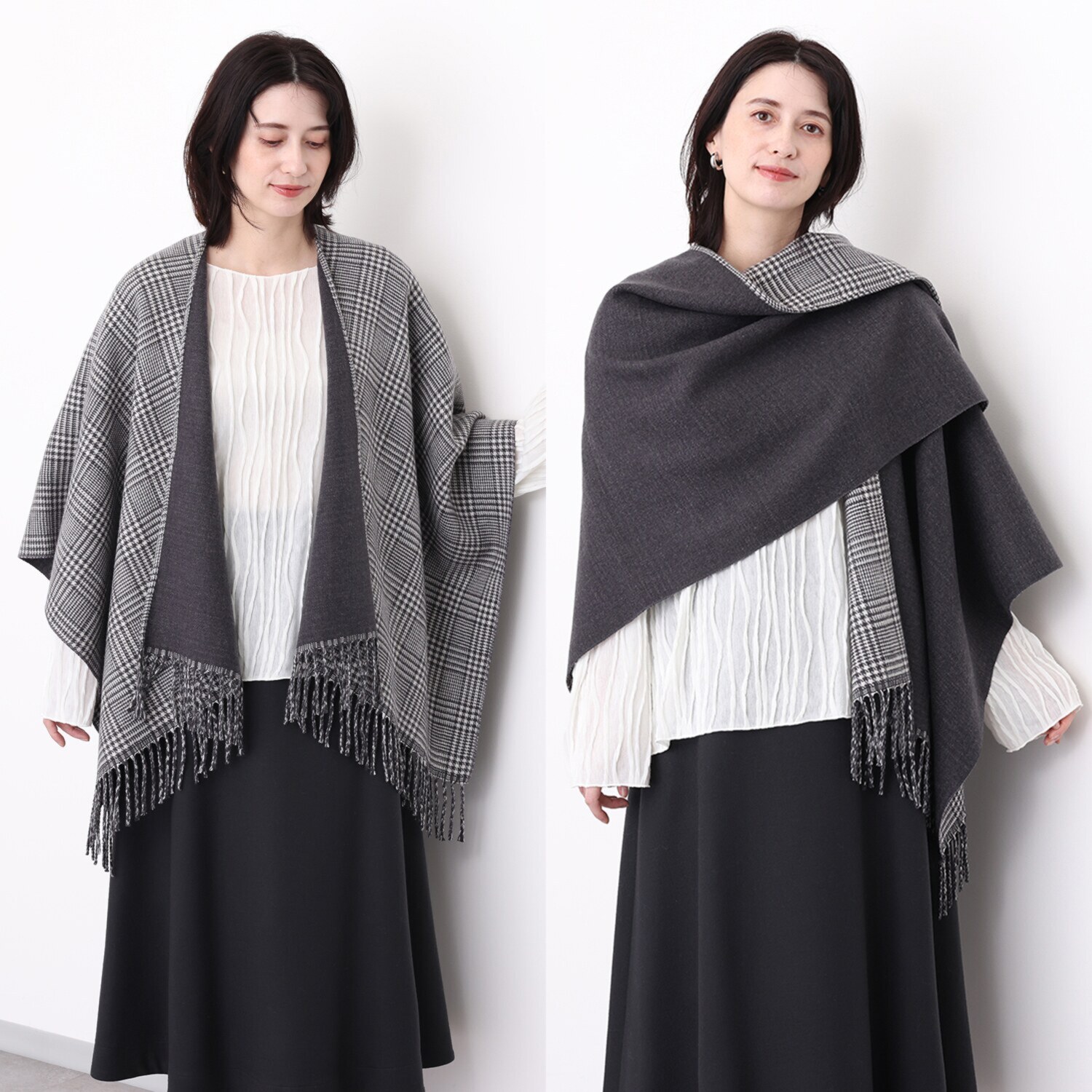 ルナルーチェ リバーシブル タバードストール