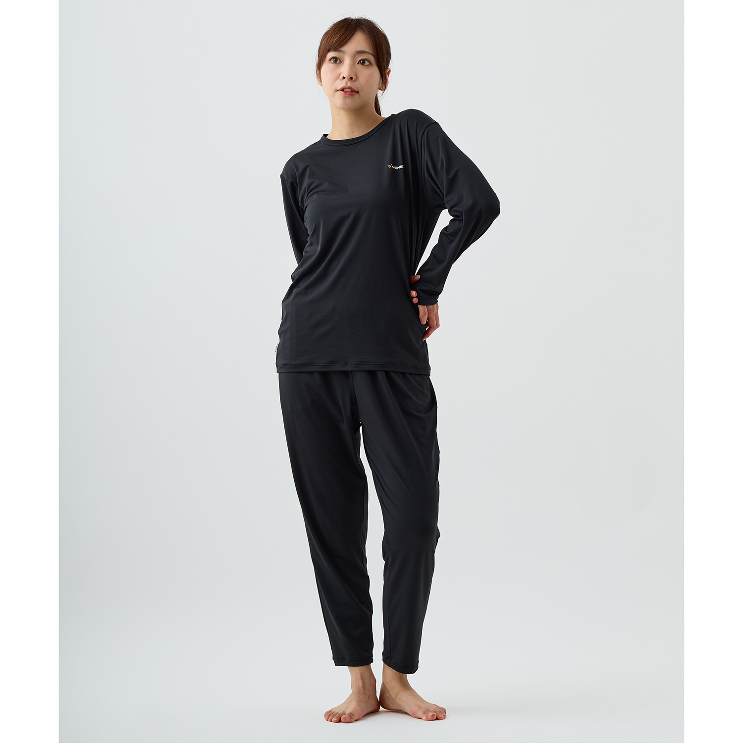 上質な睡眠と 積極的な休養を ベネクス リフレッシュＴシャツ ロングスリーブ レディース