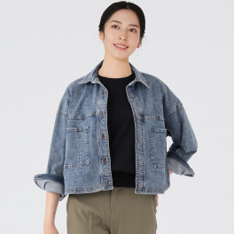 ノーボノーボ ハイストレッチ デニムジャケット