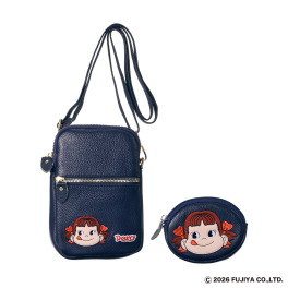 エスタシオン ペコちゃんコラボ ポシェット＆ミニポーチ ２点セット