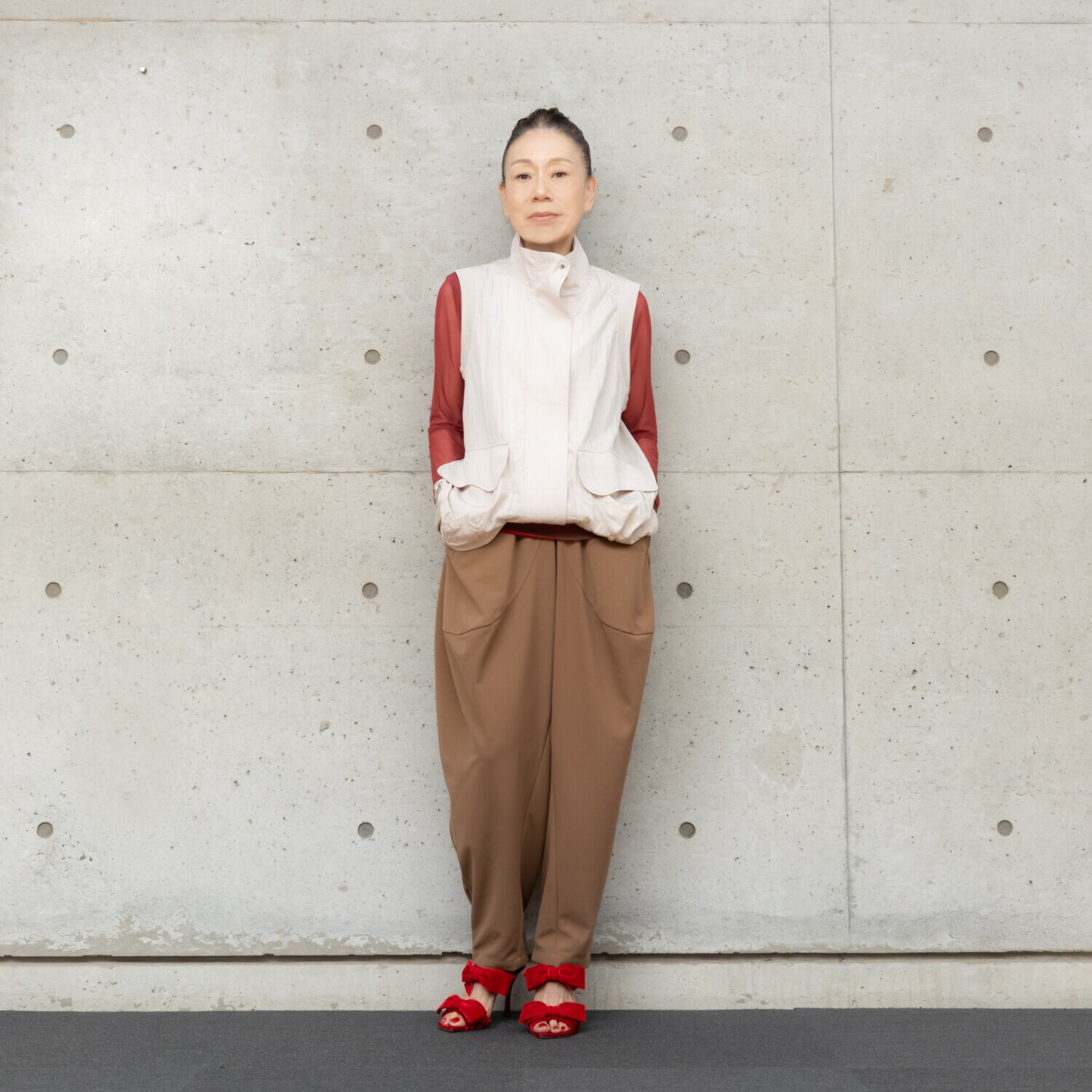 ヒロコ　デシネール ちょこっとモードな ボリュームパンツ