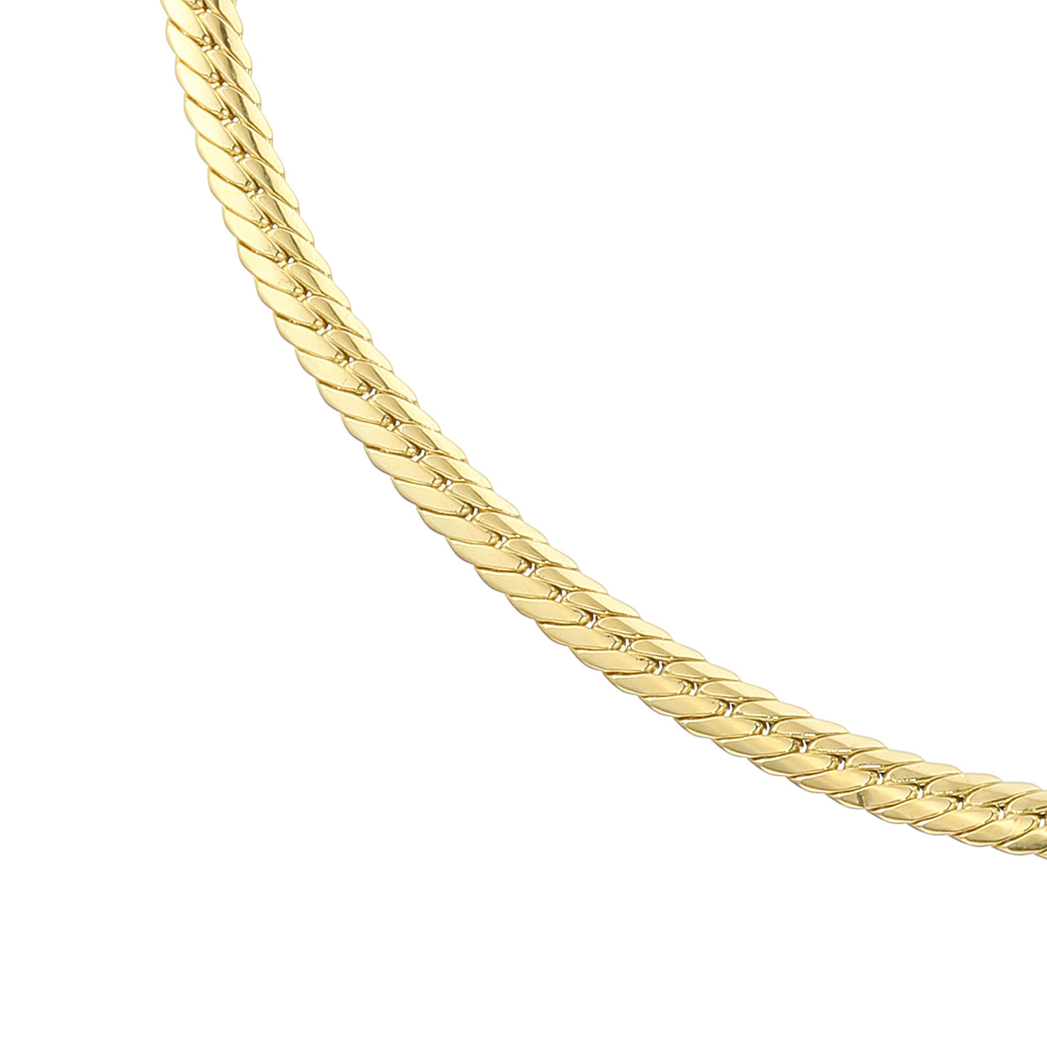 オーサムジュエリー １８Ｋ ワイドデザイン ネックレス