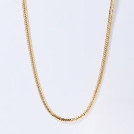 オーサムジュエリー １８Ｋ ワイドデザイン ネックレス
