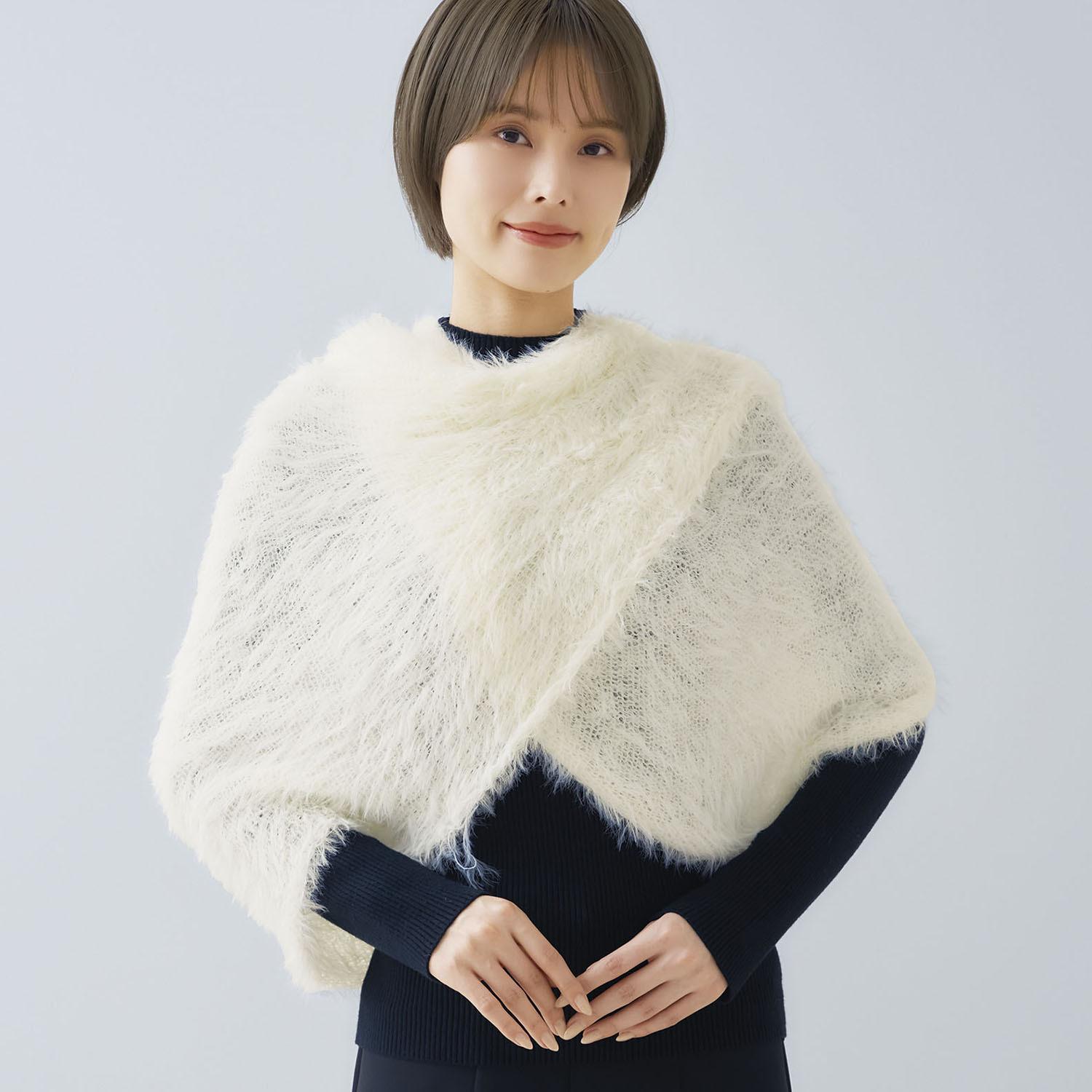 ６ｗａｙ仕様の使える おしゃれな冬の相棒 Ｍｉｒａｃｌｅ　Ｂｏａ マルチストール