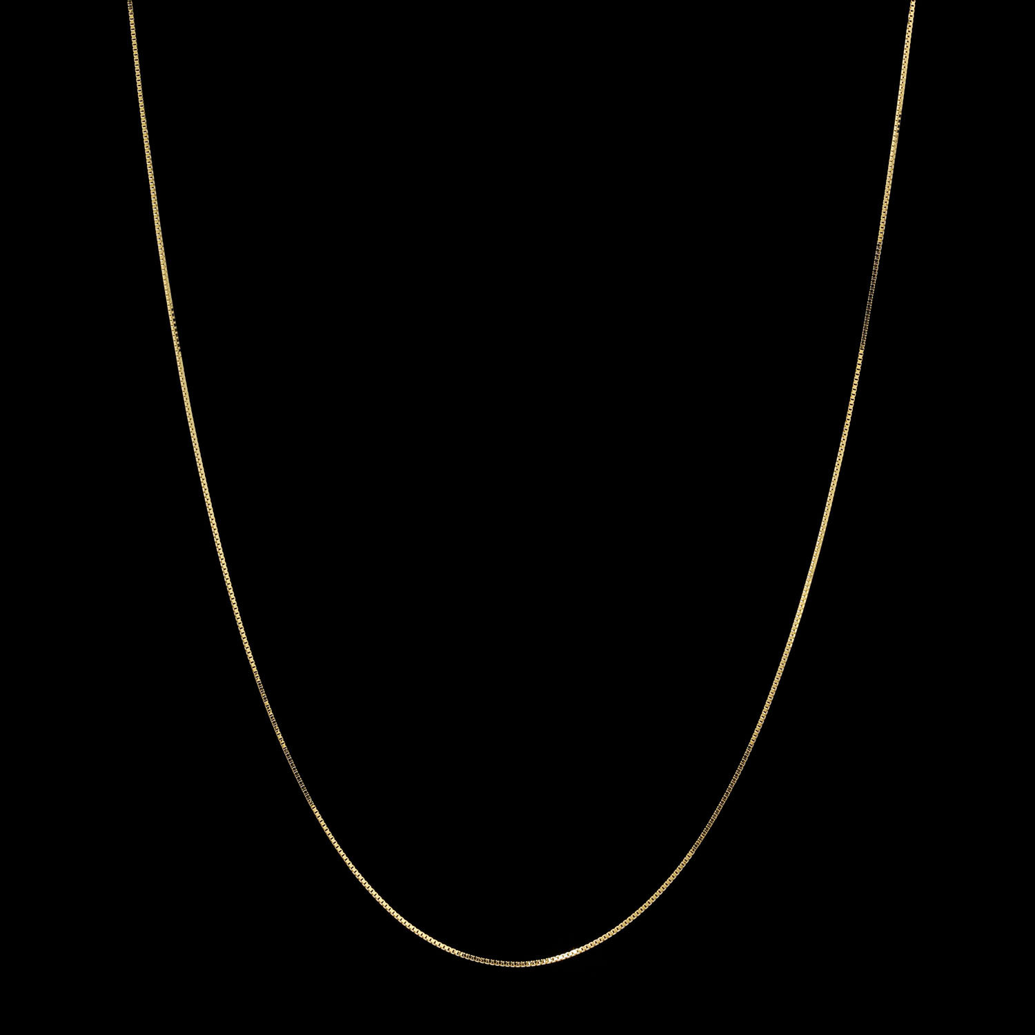 チェルカーレ １８Ｋ ボックスチェーン スライドネックレス