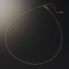 チェルカーレ １８Ｋ ボックスチェーン スライドネックレス