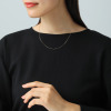 チェルカーレ １８Ｋ ボックスチェーン スライドネックレス